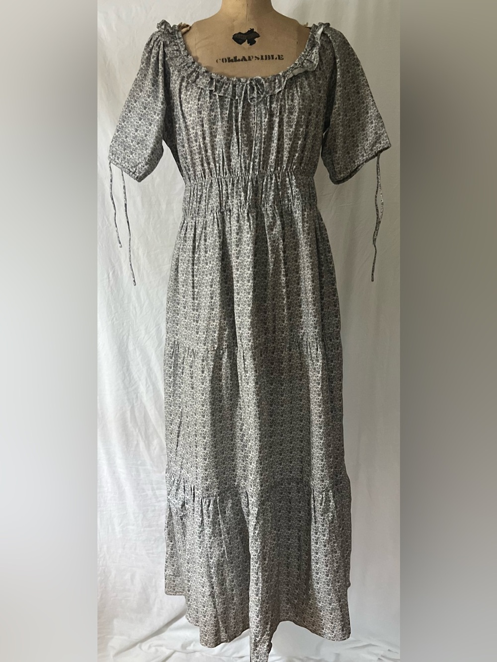 NWT Neuflora Floral 100% Cotton Dress XL